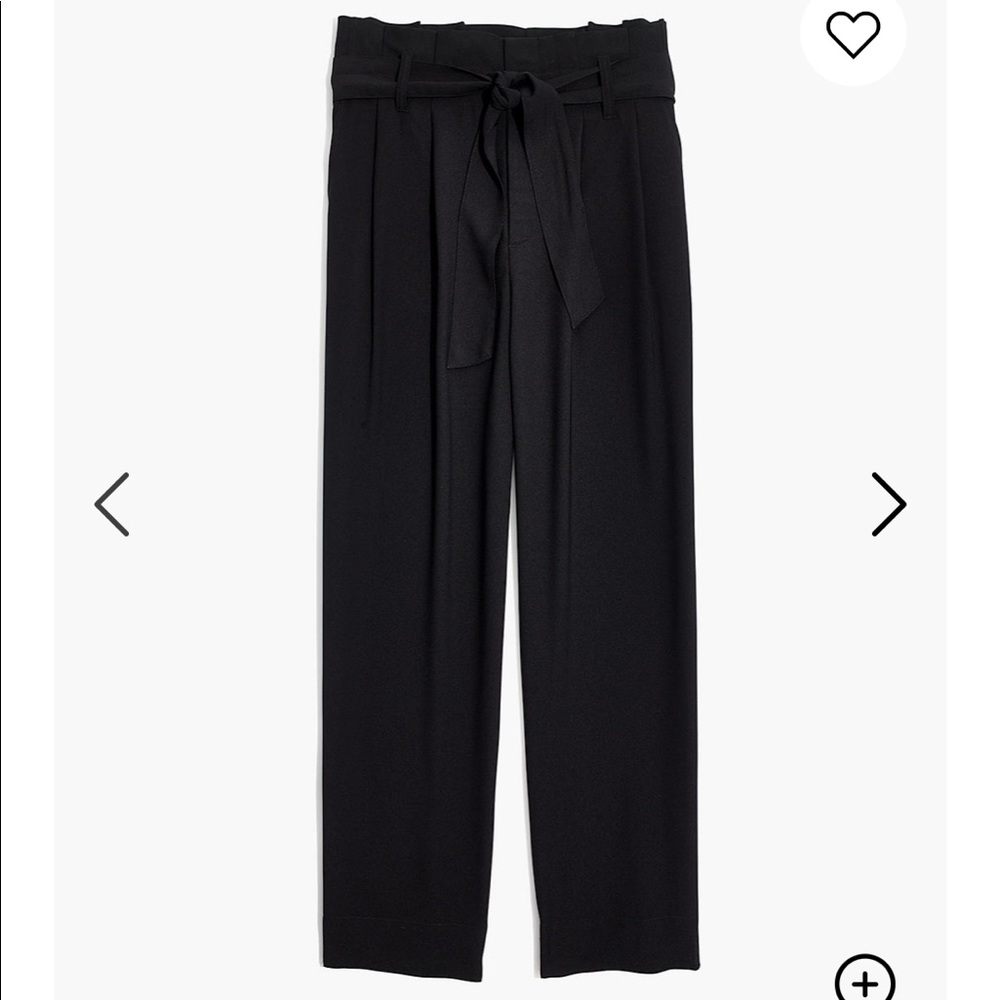 Madewell dressy paper bag pants
